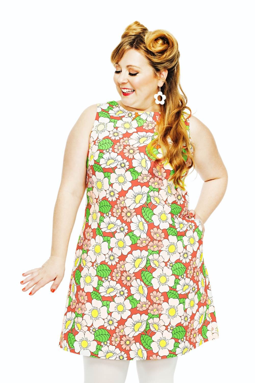 Rut dress Humlesurr Korall