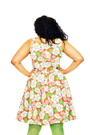 Saga dress Humlesurr Korall