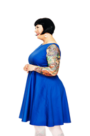 Saga dress Blåsippa