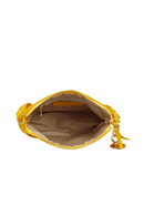 Handbag skinn Gul