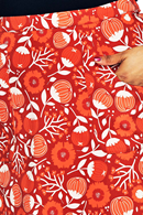 Sonja skirt Hassel röd