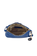 Handbag skinn Royal blå
