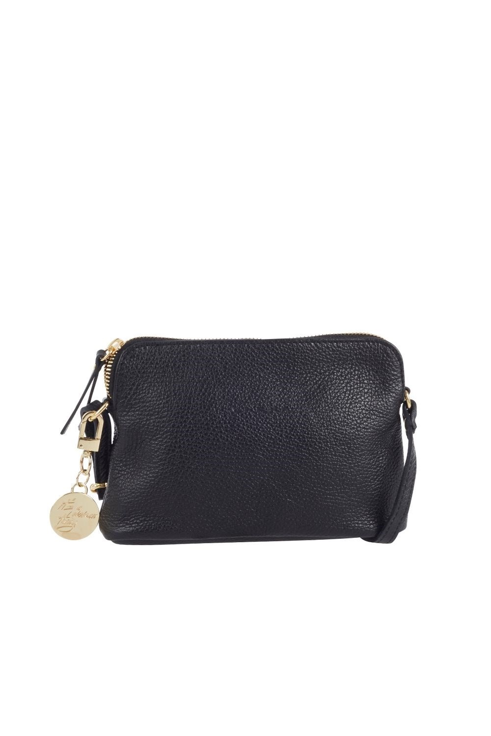 Handbag skinn Svart