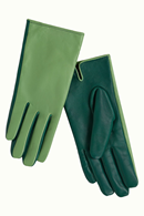 Skinnhandskar pine green