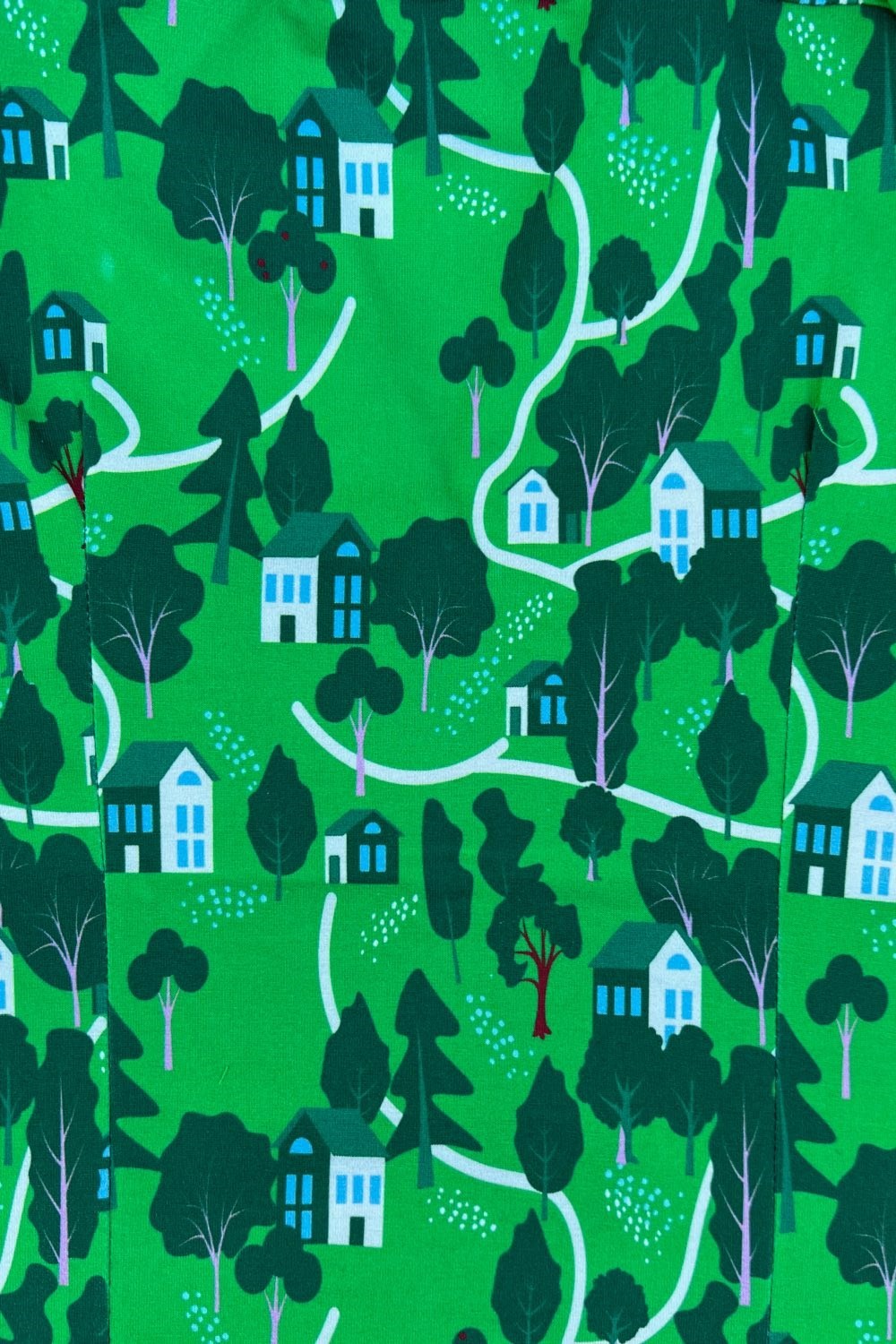 Ekologiskt trikåtyg Sommarhus