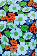 Organic Jersey fabric Humlesurr blå