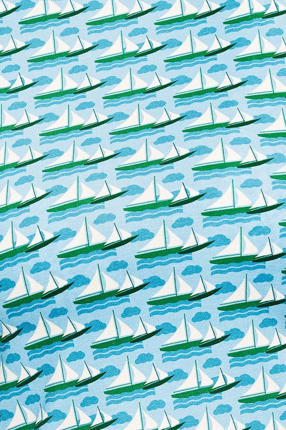 Organic jersey fabric Havsbris