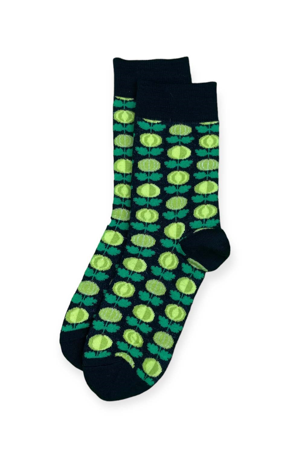 Socks wool gooseberry black