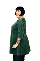 Anita tunika Velour grön