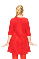 Anita tunic velour röd
