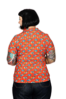 Margit blouse Midsommardans röd