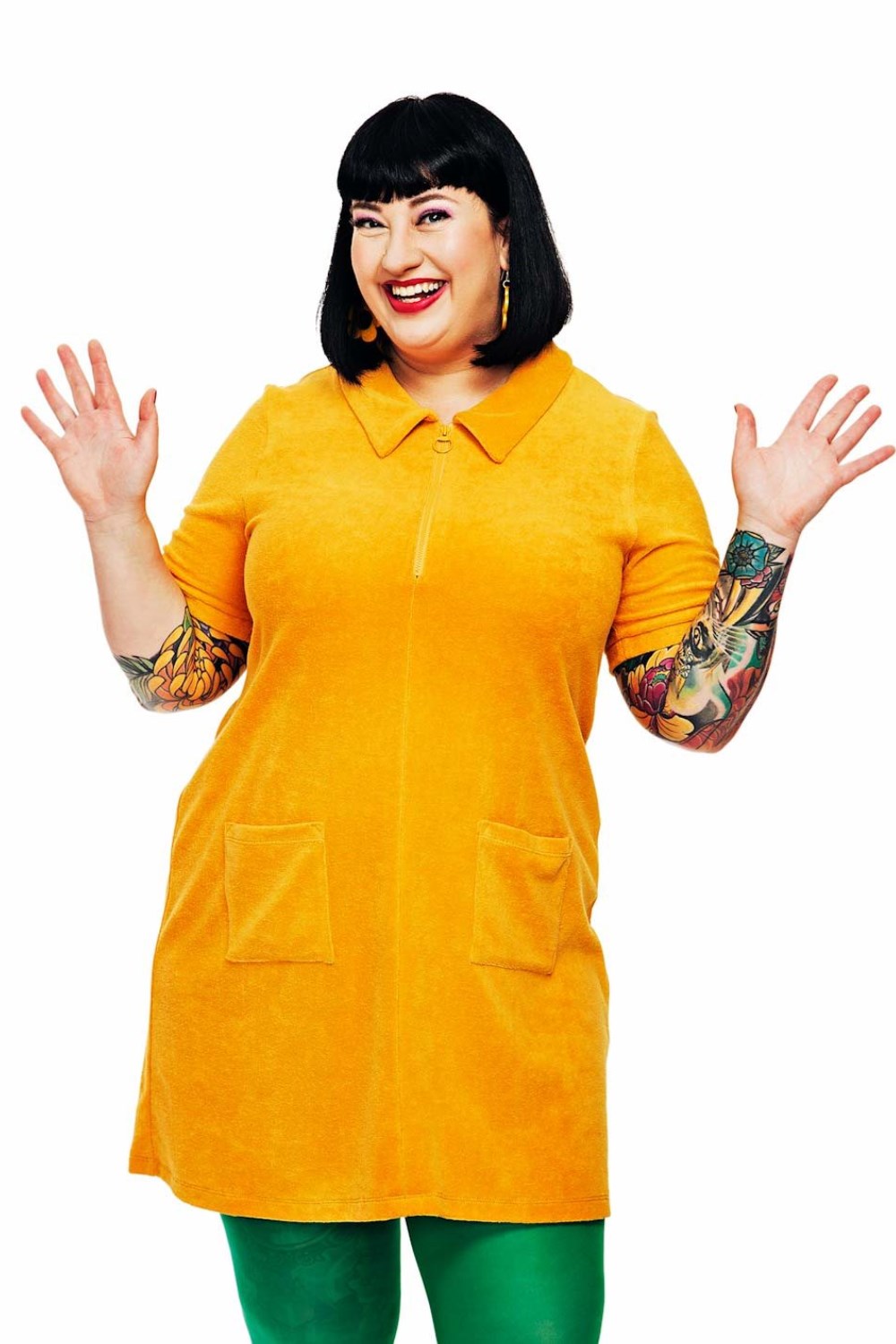 My dress Senap - 60s terry dress