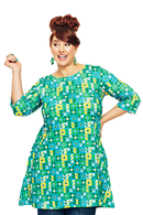 Organic Jersey fabric Ängsmark Turkos