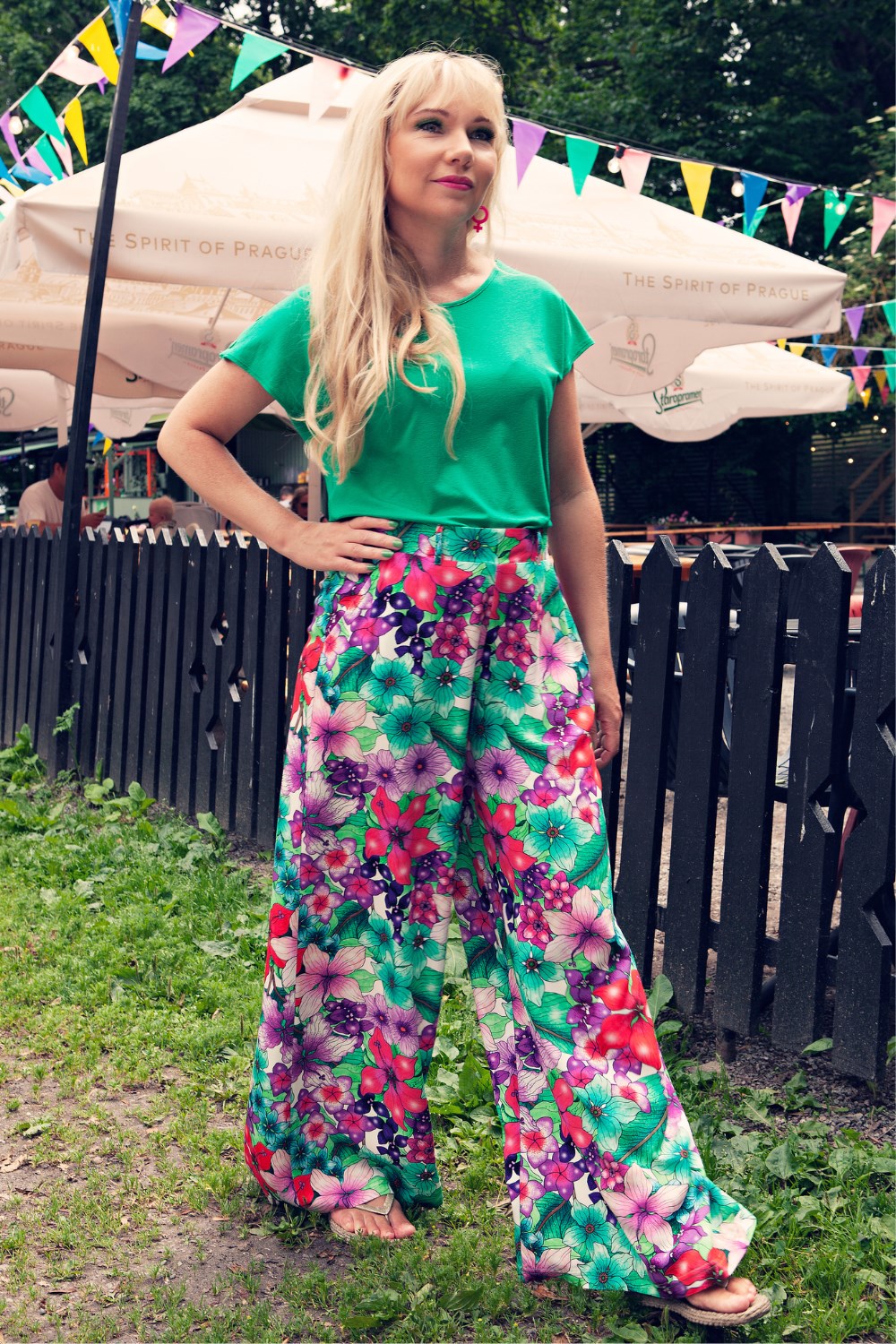 Frida trousers Blomsterprakt