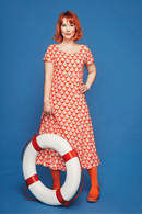 Hedvig dress Spaljé Orange