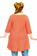 Anita tunika Ranka - Tomatröd