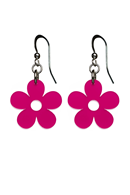 Earrings Blomma Cerise
