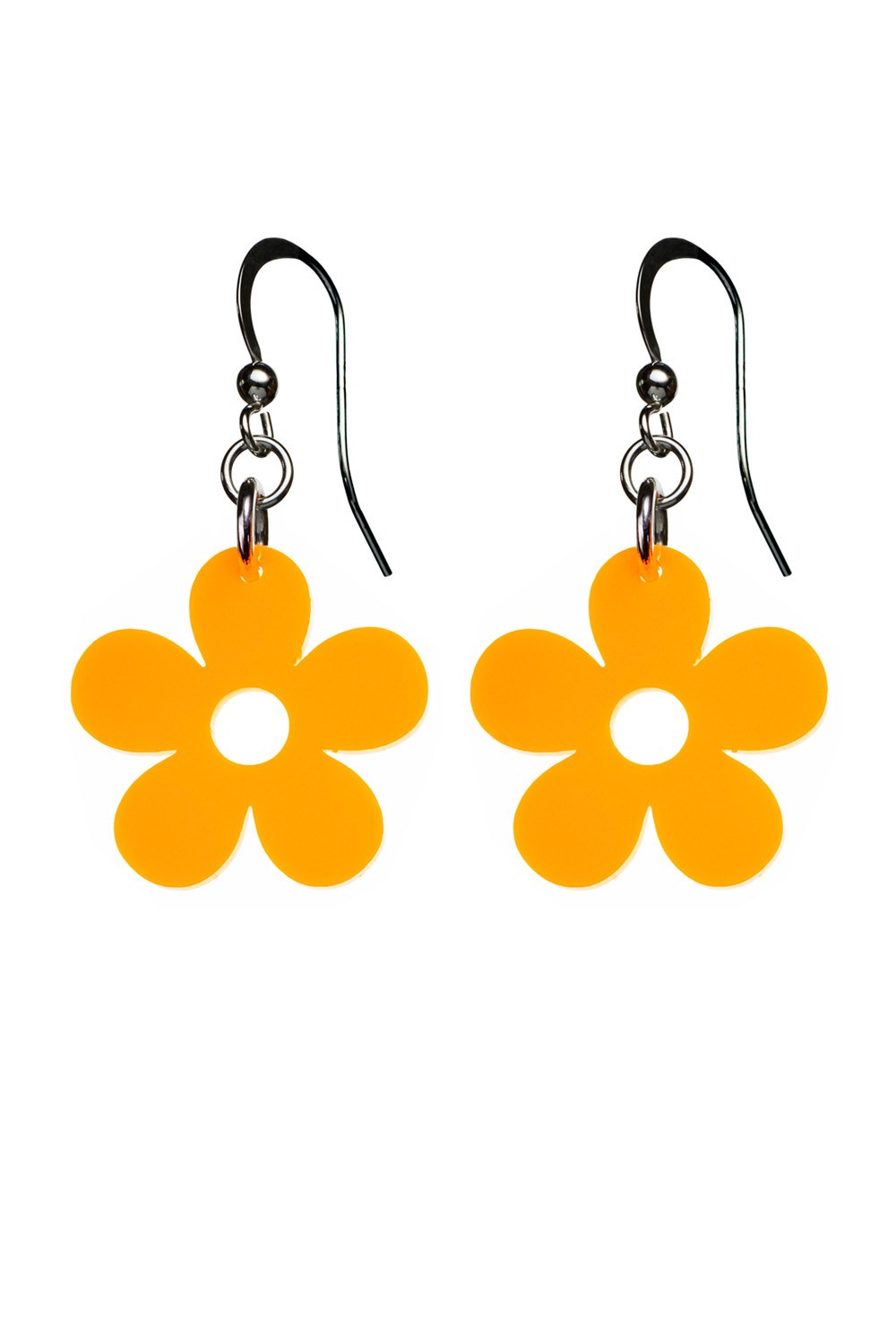 Earrings Blomma Orange/Gul