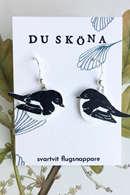 Earrings birds hook Flycatcher