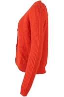 Adorable cardigan bright red/orange