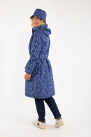 Elisabeth raincoat Fleurie navy/lilac