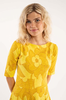 Organic Charlotte klänning Mellow Yellow