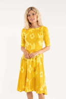 Organic Charlotte dress Mellow Yellow