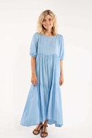 Juli cloth klänning Pastel blue