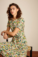 Betty Party dress Pomelo Mineral Green