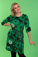 Doris klänning 1960 mörkgrön