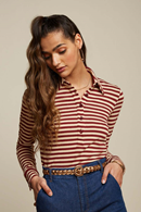 Shiny Braided Belt gold