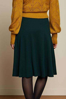 Sofia midi kjol Milano crepe Sycamore Green