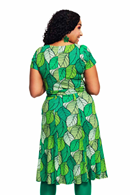Hedvig klänning Blad Grön
