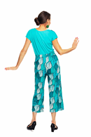 Molly trousers Blad Turkos