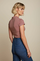 Callaloo blouse Chili Red