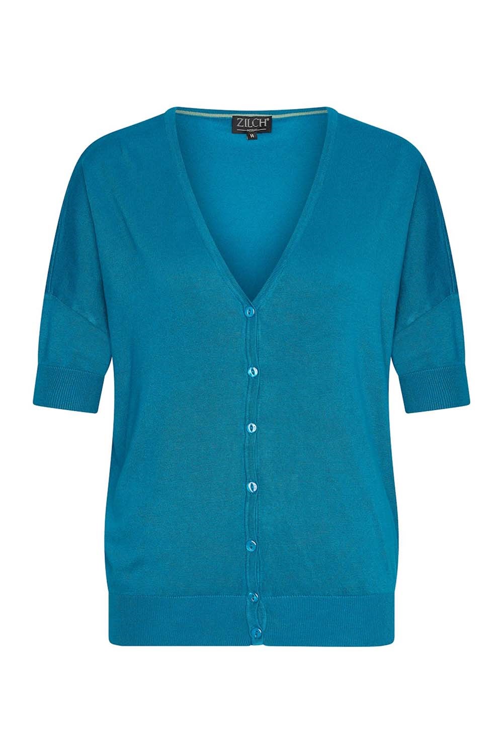 Bamboo cardigan wide Ocean