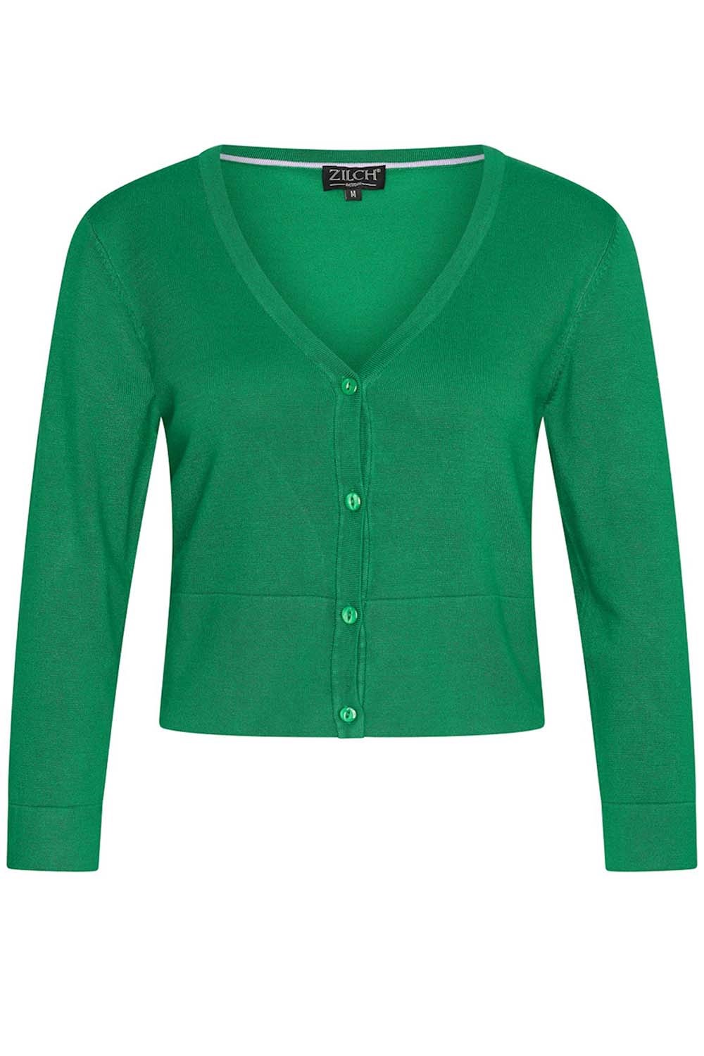 Bamboo cardigan short v-neck Apple