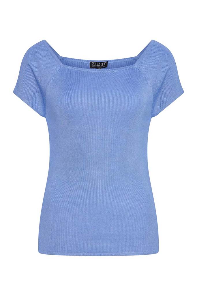 Bamboo top Cornflower