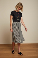 Juno skirt Chopito Stripe black