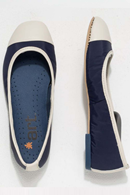 Ballet flats Blue-Cream
