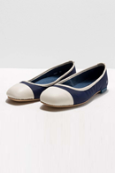 Ballet flats Blue-Cream