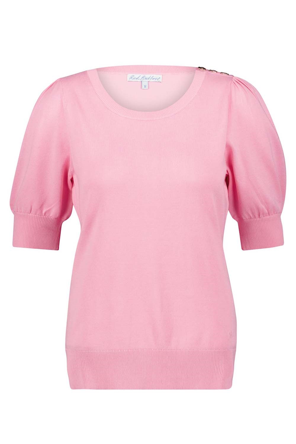 Sweet puff top Soft pink