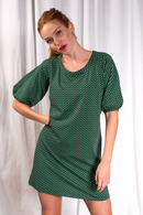 Sixties Flanérie klänning Modernism Green