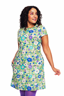 Alice dress Kreativ Grön - Green floral print dress