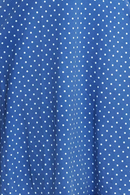 Kamilla klänning Dot Blå