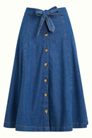 Judy kjol Chambray Denim Blue