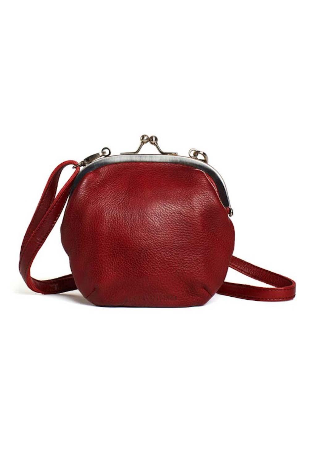 Monti Bag - Cow Vegetable Tan Bright Red