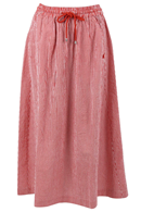 Danespresso kjol Bright Red/Chalk