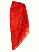 Sarong/Pareo Marlow Fiery red