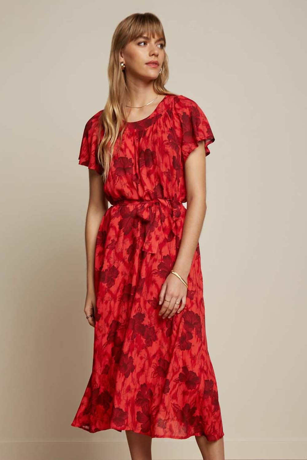 Talia dress  Marlow Fiery Red